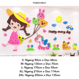  Tranh mica EPeBen dán tường nổi 3d hình dán công chúa 3D decor trang trí Phòng cho bé, Phòng ngủ, Mẫu giáo, Phòng học 