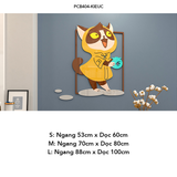  Tranh mica EPeBen dán tường nổi 3d hình nhân vật hoạt hình Zootopia decor trang trí Phòng ngủ có bé, Phòng học Mẫu giáo 