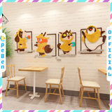  Tranh mica EPeBen dán tường nổi 3d hình nhân vật hoạt hình Zootopia decor trang trí Phòng ngủ có bé, Phòng học Mẫu giáo 