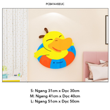  Tranh mica EPeBen dán tường nổi 3d hình con vịt vàng ngốc nghếch decor trang trí Phòng ngủ cho bé, Phòng học, Mẫu giáo 