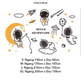  Tranh mica EPeBen dán tường nổi 3d hình Phi Hành Gia cùng hành tinh decor trang trí Phòng ngủ cho bé, Phòng học Mẫu giáo 