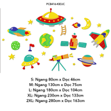  Tranh mica EPeBen dán tường nổi 3d hình Phi Hành Gia cùng hành tinh decor trang trí Phòng ngủ cho bé, Phòng học Mẫu giáo 