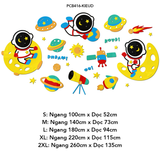  Tranh mica EPeBen dán tường nổi 3d hình Phi Hành Gia cùng hành tinh decor trang trí Phòng ngủ cho bé, Phòng học Mẫu giáo 