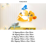  Tranh mica EPeBen dán tường nổi 3d hình Thế giới vua sư tử decor trang trí Phòng ngủ, Phòng học, Phòng cho bé 