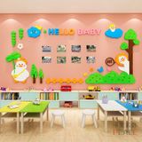  Tranh mica EPeBen dán tường nổi 3d hình Khung trưng bày ảnh trang trí Phòng cho bé, Phòng khách,Phòng Học 