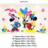  Tranh mica EPeBen dán tường nổi 3d hình Cặp đôi Mickey Minnie decor trang trí Phòng ngủ cho bé, Lớp Mẫu giáo, Mầm non 