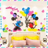  Tranh mica EPeBen dán tường nổi 3d hình Cặp đôi Mickey Minnie decor trang trí Phòng ngủ cho bé, Lớp Mẫu giáo, Mầm non 