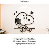  Tranh mica EPeBen dán tường nổi 3d hình Chú chó Snoopy vui nhộn decor trang trí Phòng ngủ cho bé, Phòng khách, Mẫu giáo 