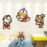  Tranh mica EPeBen dán tường nổi 3d hình Ultra man chibi decor trang trí Phòng cho bé, Phòng ngủ, Phòng khách, Mẫu giáo 