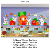  Tranh mica EPeBen dán tường nổi 3d hình Ngôi Nhà Nấm decor trang trí Phòng học, Phòng ngủ, Phòng khách,Mầm non 