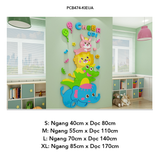  Tranh mica EPeBen dán tường nổi 3d hình Tình bạn muôn loài decor trang trí Phòng ngủ cho bé, Phòng khách, Mẫu giáo 
