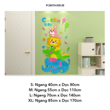  Tranh mica EPeBen dán tường nổi 3d hình Tình bạn muôn loài decor trang trí Phòng ngủ cho bé, Phòng khách, Mẫu giáo 