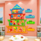  Tranh mica EPeBen dán tường nổi 3d Hình Bậc Thang Học Tập trang trí Phòng cho bé, Phòng khách, Mầm Non, Mẫu Giáo 