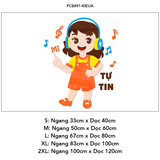  Tranh mica EPeBen dán tường nổi 3d Hình Các Bé Học Tập trang trí Phòng cho bé, Mầm Non, Mẫu Giáo 