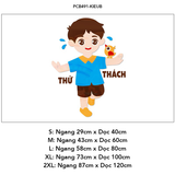  Tranh mica EPeBen dán tường nổi 3d Hình Các Bé Học Tập trang trí Phòng cho bé, Mầm Non, Mẫu Giáo 