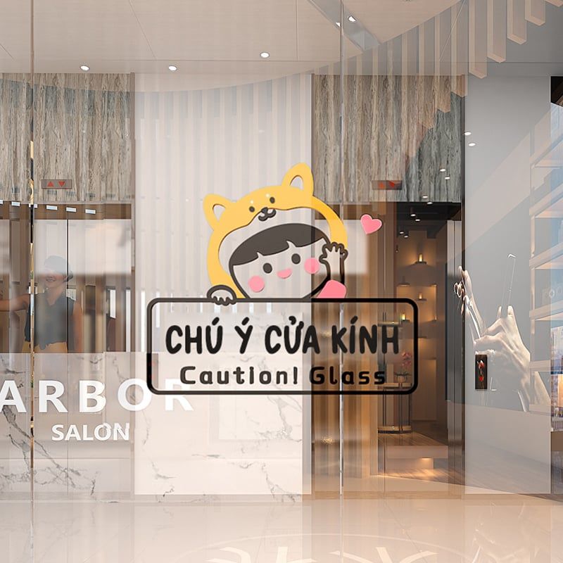  Tranh mica EPeBen dán tường nổi 3d Hình Welcome, Xin Chào trang trí Cửa Hàng, Quán Ăn, Shop Thời Trang 