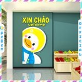  Tranh mica EPeBen dán tường nổi 3d Hình Xin Chào, Thanh You, Good Day trang trí Cửa Hàng, Quán Ăn, Shop Thời Trang 