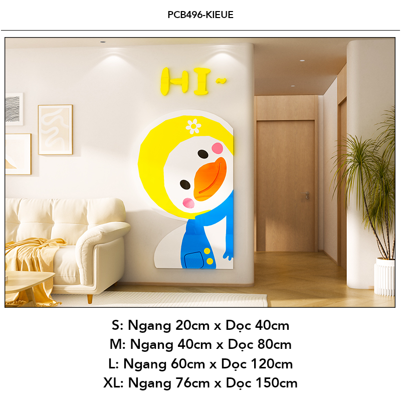  Tranh mica EPeBen dán tường nổi 3d Hình Xin Chào, Thanh You, Good Day trang trí Cửa Hàng, Quán Ăn, Shop Thời Trang 