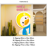  Tranh mica EPeBen dán tường nổi 3d Hình Xin Chào, Thanh You, Good Day trang trí Cửa Hàng, Quán Ăn, Shop Thời Trang 