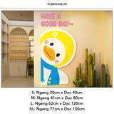  Tranh mica EPeBen dán tường nổi 3d Hình Xin Chào, Thanh You, Good Day trang trí Cửa Hàng, Quán Ăn, Shop Thời Trang 