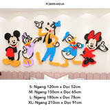  Tranh mica EPeBen dán tường nổi 3d hình Mickey và các bạn decor trang trí Phòng ngủ cho bé, Phòng khách, Lớp Mẫu giáo 