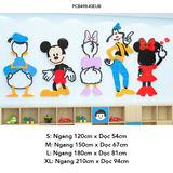  Tranh mica EPeBen dán tường nổi 3d hình Mickey và các bạn decor trang trí Phòng ngủ cho bé, Phòng khách, Lớp Mẫu giáo 