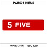  Tranh mica EPeBen dán tường nổi 3d hình Màu sắc và con số decor trang trí Bậc Cầu Thang Phòng cho bé, Lớp Học Mẫu giáo 