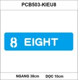  Tranh mica EPeBen dán tường nổi 3d hình Màu sắc và con số decor trang trí Bậc Cầu Thang Phòng cho bé, Lớp Học Mẫu giáo 