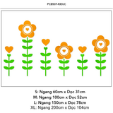  Tranh mica EPeBen dán tường nổi 3d Vườn Hoa Tình Yêu trang trí Phòng ngủ, Phòng khách,Mầm Non 