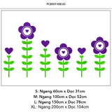  Tranh mica EPeBen dán tường nổi 3d Vườn Hoa Tình Yêu trang trí Phòng ngủ, Phòng khách,Mầm Non 