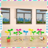  Tranh mica EPeBen dán tường nổi 3d Vườn Hoa Tình Yêu trang trí Phòng ngủ, Phòng khách,Mầm Non 