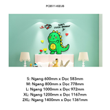  Tranh mica EPeBen dán tường nổi 3d Khủng Long Đáng Yêu trang trí Phòng cho bé, Phòng ngủ,Ohòng Khách,Mầm non 