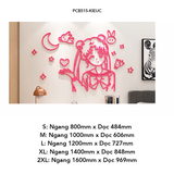  Tranh mica dán tường EPeBen hình Thủy thủ mặt trăng decor trang trí Phòng khách, Cửa hàng, Phòng cho bé, Phòng ngủ 