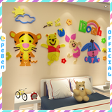  Tranh mica dán tường EPeBen hình Gấu Pooh và những người bạn decor trang trí Phòng cho bé, Phòng ngủ, Mẫu giáo 