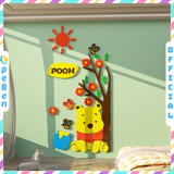  Tranh mica EPeBen dán tường nổi 3d Chú Gấu Pooh trang trí Phòng cho bé, Phòng ngủ 