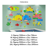  Tranh mica EPeBen dán tường nổi 3d Sự thú vị dưới lòng đại dương trang trí Phòng cho bé, Phòng ngủ 