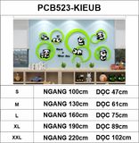  Tranh mica EPeBen dán tường nổi 3d Thế giới gấu trúc trang trí Phòng cho bé, Phòng ngủ 