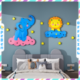  Tranh mica EPeBen dán tường nổi 3d hình Chú chó yêu đời decor trang trí Phòng cho bé, Phòng khách, Phòng ngủ, Mẫu giáo 