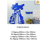  Tranh mica EPeBen dán tường nổi 3d Robot biến hình trang trí Phòng cho bé, Phòng khách 