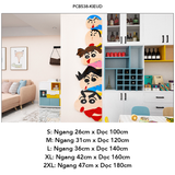  Tranh mica EPeBen dán tường nổi 3d Shin cậu bé bút chì trang trí Phòng cho bé, Phòng khách 