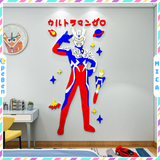  Tranh mica EPeBen dán tường nổi 3d hình Ultraman Trang Trí Phòng Cho Bé,Mẫu Giáo, Lớp Học 