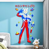  Tranh mica EPeBen dán tường nổi 3d hình Ultraman Trang Trí Phòng Cho Bé,Mẫu Giáo, Lớp Học 