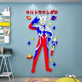  Tranh mica EPeBen dán tường nổi 3d hình Ultraman Trang Trí Phòng Cho Bé,Mẫu Giáo, Lớp Học 