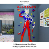  Tranh mica EPeBen dán tường nổi 3d hình Ultraman Trang Trí Phòng Cho Bé,Mẫu Giáo, Lớp Học 
