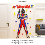  Tranh mica EPeBen dán tường nổi 3d hình Ultraman Trang Trí Phòng Cho Bé,Mẫu Giáo, Lớp Học 