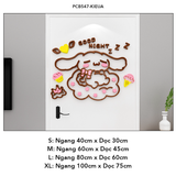  Tranh mica EPeBen dán tường nổi 3d hình Chú Thỏ hello Trang Trí Phòng Trẻ Em,Mẫu Giáo, Lớp Học 