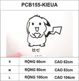  Tranh mica EPeBen dán tường nổi 3d hình pikachu hoạt hình dễ thương decor trang trí mầm non, phòng cho bé 