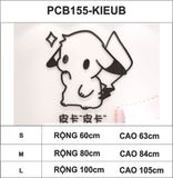 Tranh mica EPeBen dán tường nổi 3d hình pikachu hoạt hình dễ thương decor trang trí mầm non, phòng cho bé 