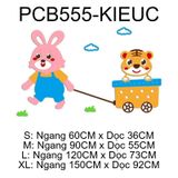  Tranh mica EPeBen dán tường nổi 3d hình Động vật vui nhộn Trang Trí Phòng Cho Bé,Mẫu Giáo, Lớp Học 