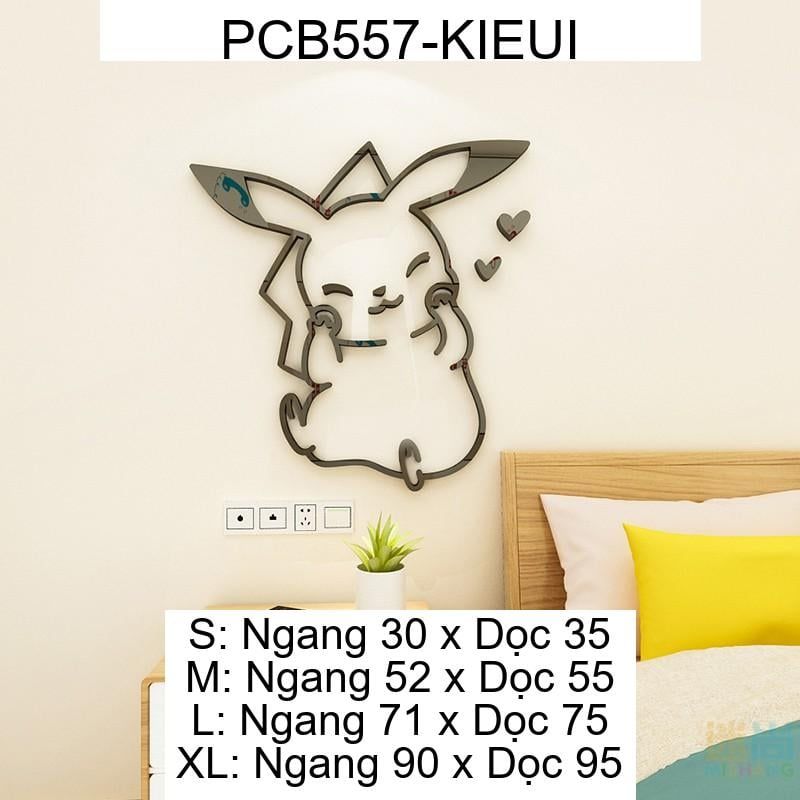  Tranh mica EPeBen dán tường nổi 3d hình Pikachu vàngTrang Trí Phòng Cho Bé,Mẫu Giáo, Lớp Học 